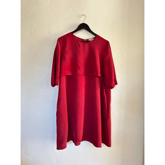 COS Aline Deep Red Dress - Picture 3 of 6